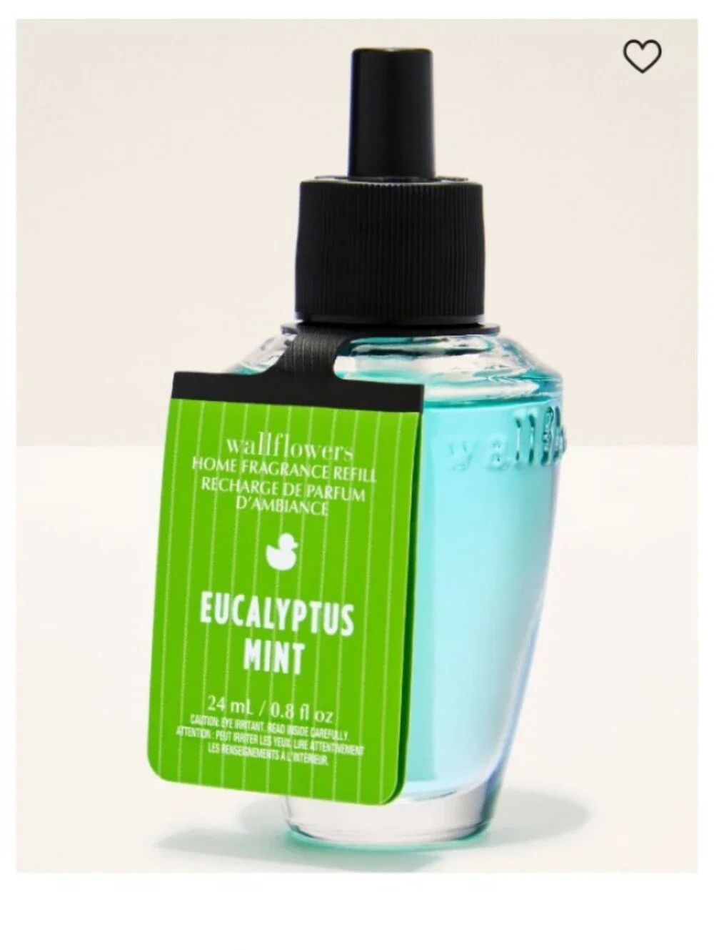 Wallflower Eucalyptus Mint Refill - Teal Bottle with Green Tag